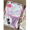 image:imageMakeMeChic Womens Boho Micro Thong Bikini Sets Cheetah Gingham High Cut Sexy Cute Bathing Suit SwimsuitHot Pink Floral