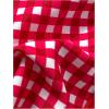 image:imageMakeMeChic Womens Boho Micro Thong Bikini Sets Cheetah Gingham High Cut Sexy Cute Bathing Suit SwimsuitRed