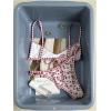 image:imageMakeMeChic Womens Boho Micro Thong Bikini Sets Cheetah Gingham High Cut Sexy Cute Bathing Suit SwimsuitRed White Floral