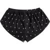 image:imageMakeMeChic Womens Pajama Bottoms Floral Print Tie Front Micro Short Side Slit Summer Lounge ShortsBlack White