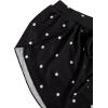 image:imageMakeMeChic Womens Pajama Bottoms Floral Print Tie Front Micro Short Side Slit Summer Lounge ShortsBlack White