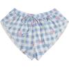 image:imageMakeMeChic Womens Pajama Bottoms Floral Print Tie Front Micro Short Side Slit Summer Lounge ShortsBlue