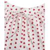 image:imageMakeMeChic Womens Pajama Bottoms Floral Print Tie Front Micro Short Side Slit Summer Lounge ShortsMulticolor