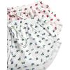 image:imageMakeMeChic Womens Pajama Bottoms Floral Print Tie Front Micro Short Side Slit Summer Lounge ShortsPink and Blue
