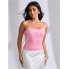 image:imageMakeMeChic Womens Sequin Tops Y2K Sparkly Glitter Cami Top Going Out Cute Spaghetti Strap TopPink