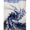 image:imageMakeMeChic Womens Summer Tropical Print High Waisted Shorts Wide Leg Boho Vacation SkortsBoho Light Blue