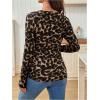 image:imageMakeMeChic Womens Maternity Shirts Cheetah Pregnancy Top Leopard Fall Maternity Clothes