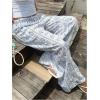 image:imageMakeMeChic Womens Pants Pajama Starfish Wide Leg Elastic Waist Tie Front Drawstring Beach Vacation Cover UpWhite