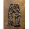 image:imageMakeMeChic Womens Plus Size Sweatpants Cheetah Print Elastic Waist Baggy Jogger PantsMulticolor