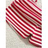 image:imageMakeMeChic Womens Polka Dots Triangle Bikini Sets Swim Shorts Y2K Leopard Striped Bathing Suit SwimsuitStriped Red White