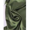 image:imageMakeMeChic Womens Satin Wide Leg Pants Drawstring Elastic Waist Silk Trousers Palazzo PantsArmy Green