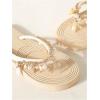 image:imageMakeMeChic Womens Seashell Starfish Summer Beach Shoes Open Toe Boho Flip Flops Flat SandalsBeige