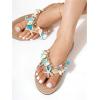 image:imageMakeMeChic Womens Seashell Starfish Summer Beach Shoes Open Toe Boho Flip Flops Flat SandalsMulticolor