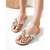 image:imageMakeMeChic Womens Seashell Starfish Summer Beach Shoes Open Toe Boho Flip Flops Flat SandalsMulticolor