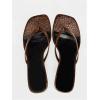 image:imageMakeMeChic Womens Suede Kitten Heels Sandals Thong Open Toe Flip Flop Heeled Sandals Vacation Party Summer ShoesBrown B