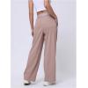 image:imageMakeMeChic Womens Wide Leg Workout Pants Quick Dry Low Waist Athletic Pants Active WearPink