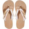 image:imageMakeMeChic Womens Seashell Starfish Summer Beach Shoes Open Toe Boho Flip Flops Flat SandalsWhite