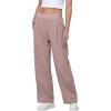 image:imageMakeMeChic Womens Wide Leg Workout Pants Quick Dry Low Waist Athletic Pants Active WearPink