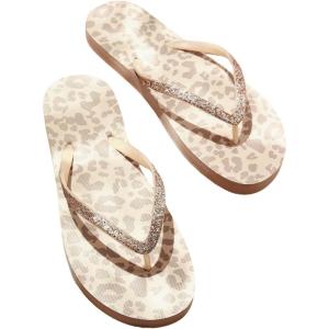 image:imageMakeMeChic Womens Seashell Starfish Summer Beach Shoes Open Toe Boho Flip Flops Flat SandalsApricot a