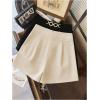 image:imageMAKEMECHIC Womens 2 Pack Dressy Shorts High Waist Wide Leg Work Office Summer ShortsBeige