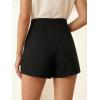 image:imageMAKEMECHIC Womens 2 Pack Dressy Shorts High Waist Wide Leg Work Office Summer ShortsBlack