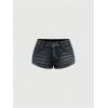image:imageMAKEMECHIC Womens Y2k Jean Shorts Low Waist Studded Skinny Mini Denim ShortsBlue