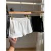 image:imageMakeMeChic Womens 2 Pack Striped Running Shorts Summer Track Workout Athletic ShortsStriped Black White