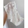 image:imageMakeMeChic Womens Boho Crochet Shorts Lace Hollow Out Low Waist Fringe Beach ShortsApricot