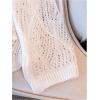 image:imageMakeMeChic Womens Boho Tops Crochet Sweater Swimsuit Beach Coverups Vacation Outfits Resort WearWhite