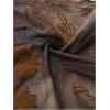 image:imageMakeMeChic Womens Brown Mini Skirt Y2K Asymmetrical Floral Tiered Ruched Lettuce Trim Cowgirl Vintage SkortsBrown