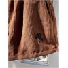 image:imageMakeMeChic Womens Corduroy Shorts Elastic Waist Wide Leg Lounge ShortsBrown
