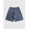 image:imageMakeMeChic Womens Embroidery Denim Shorts Low Waist Wide Leg Y2k Jean Bermuda ShortsBlue