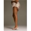 image:imageMakeMeChic Womens Fuzzy Low Rise Micro Mini Shorts Summer Western Country Streetwear ShortsWhite
