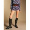 image:imageMakeMeChic Womens Striped Elastic Waist Mini Shorts Low Rise Straight Leg Y2K Micro ShortsMulticolor