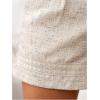 image:imageMakeMeChic Womens Summer Dressy Casual Shorts Plaid Elastic High Waisted Tailored Shorts Work Wide Leg Mini ShortsApricot Solid