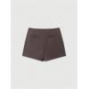 image:imageMakeMeChic Womens Summer Mini Skirt Shorts Wrap Asymmetrical Skorts Business Casual OutfitsBrown