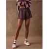 image:imageMakeMeChic Womens Summer Satin Sweat Shorts Y2k Wide Leg Lounge Running Shorts BoxersMaroon