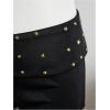 image:imageMakeMeChic Womens Summer Y2K Punk Shorts Rivet Studded Straight Leg Mini Shorts Club OutfitsBlack