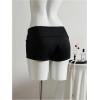 image:imageMakeMeChic Womens Summer Y2K Punk Shorts Rivet Studded Straight Leg Mini Shorts Club OutfitsBlack