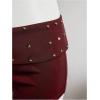 image:imageMakeMeChic Womens Summer Y2K Punk Shorts Rivet Studded Straight Leg Mini Shorts Club OutfitsRust Brown