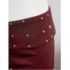 image:imageMakeMeChic Womens Summer Y2K Punk Shorts Rivet Studded Straight Leg Mini Shorts Club OutfitsRust Brown