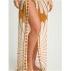image:imageMakeMeChic Womens Swim Cover Ups Long Skirt Floral Sarong Bathing Suit Wrap Beach SkirtKhaki