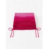 image:imageMakeMeChic Womens Swimsuit Cover Up Drawstring Ruched Mini Skirt Bathing Suit CoverupsHot Pink