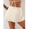 image:imageMakeMeChic Womens Swimsuit Coverup Beach Cover Ups Starfish Mini SkirtApricot