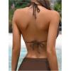 image:imageMakeMeChic Womens Swimsuit Coverup Split Thigh Starfish Midi Skirt Bathing Suit Beach Cover Up Vacation SarongCoffee Brown