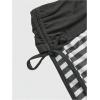 image:imageMakeMeChic Womens Y2K Gothic Fold Over Mini Shorts Grunge Punk Striped Micro Shorts Drawstring Tie Side Low Rise ShortsWhite