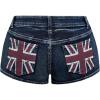 image:imageMAKEMECHIC Womens Jean Shorts Y2k Low Waist Mini Denim Shorts ClubwearBlue