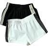 Striped Black White