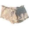 image:imageMakeMeChic Womens Boho Crochet Shorts Lace Hollow Out Low Waist Fringe Beach ShortsApricot