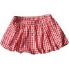 image:imageMakeMeChic Womens Plaid Gingham Bubble Shorts Elastic Waist Button Front Y2k Boxer ShortsMulticolor